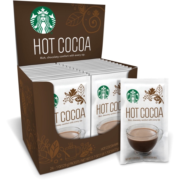 UPC 762111354143 product image for Starbucks Hot Cocoa Mix Single Packets - Powder - Hot Cocoa Flavor - 1 oz - 24 / | upcitemdb.com