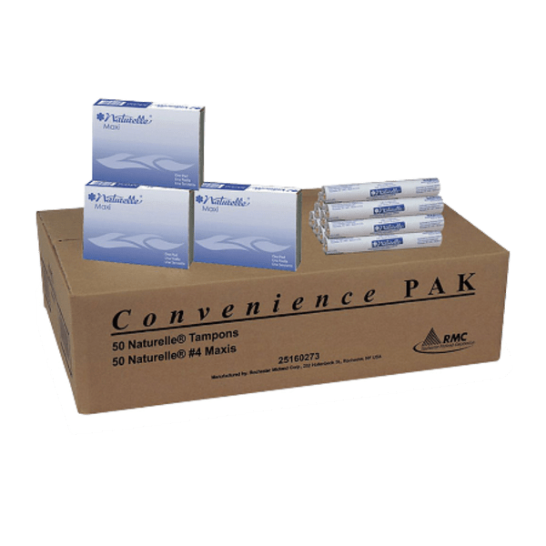 Impact Naturelle Convenience Pack - Sanitary pad / tampon set - half-fold - white