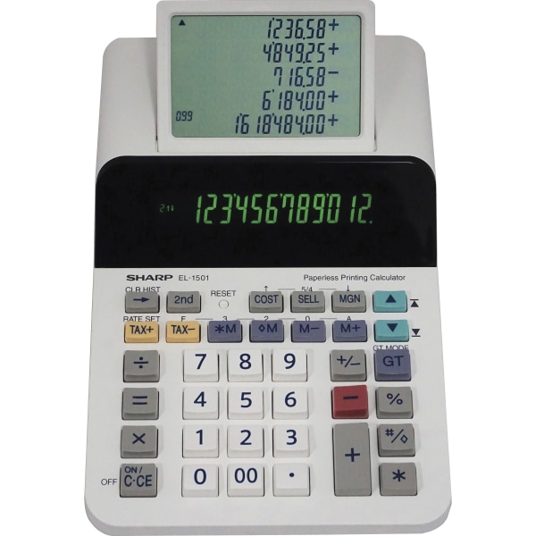 Sharp� EL-1501 12-digit Desktop Printing Calculator