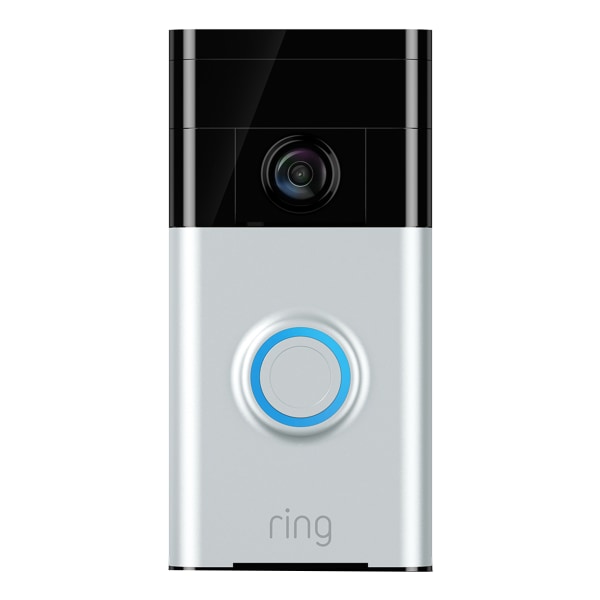 Ring Certified Refurbished Video Doorbell 1, Satin NIckel -  R8VRS5-SEN0