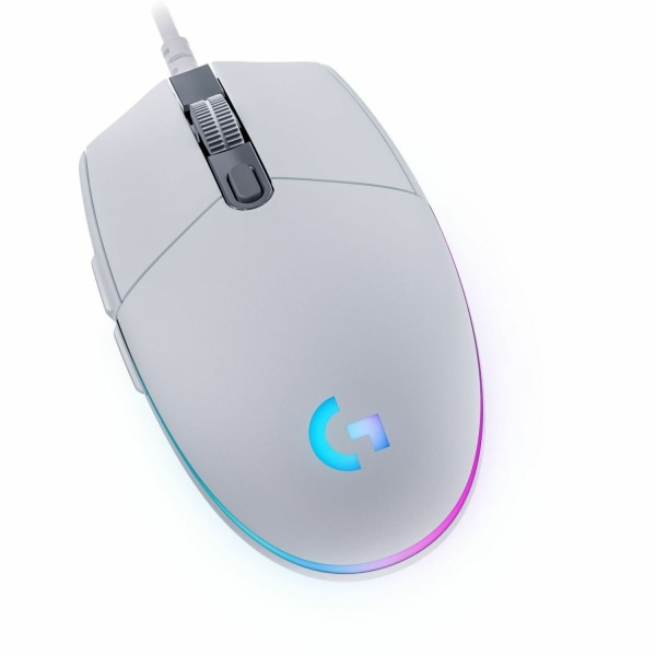 Logitech G203 LIGHTSYNC RGB 6 Button Gaming Mouse in White
