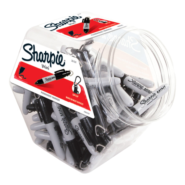 Sharpie Mini Alcohol Marker, Fine Tip, Black 35124