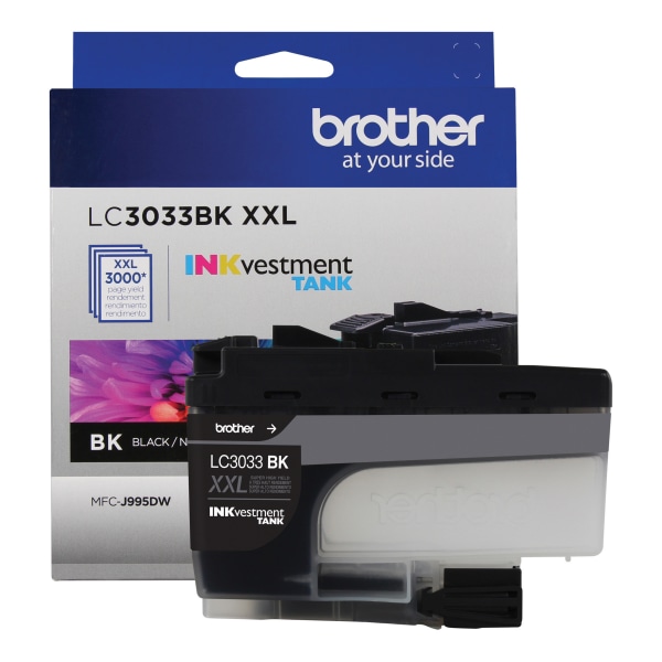 Brother® LC3033 Black Super-High-Yield Ink Cartridge, LC3033BKS