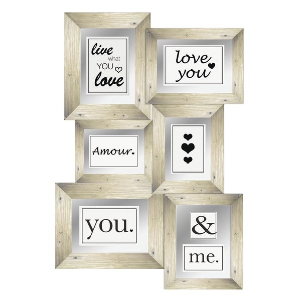 PTM Images Photo Frame, Love II, 19 3/4H x 3/4W x 28D, White