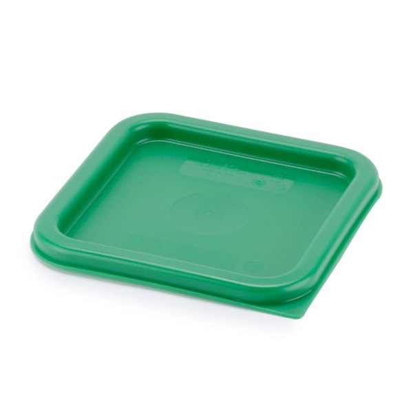 UPC 099511340538 product image for Cambro Square Polyethylene Food Storage Lids, 2 Qt/4 Qt, Green, Pack Of 6 Lids | upcitemdb.com