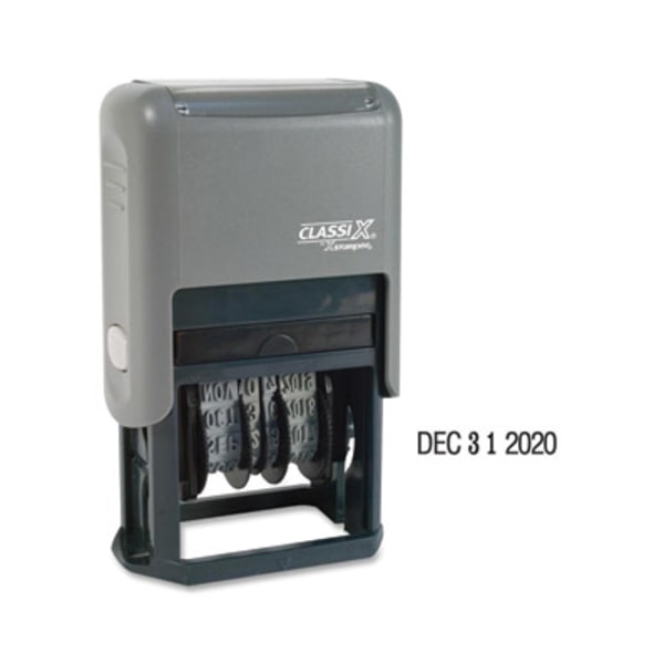 Photos - Accessory Xstamper Economy Self-Inking 4-Year Dater - Date Stamp - Black - Plastic - 1 Each