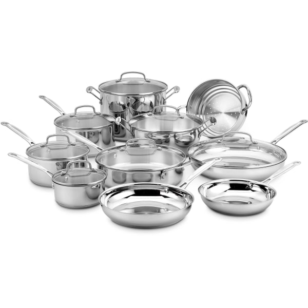 Cuisinart� Chef�s Classic Cookware Set, Silver