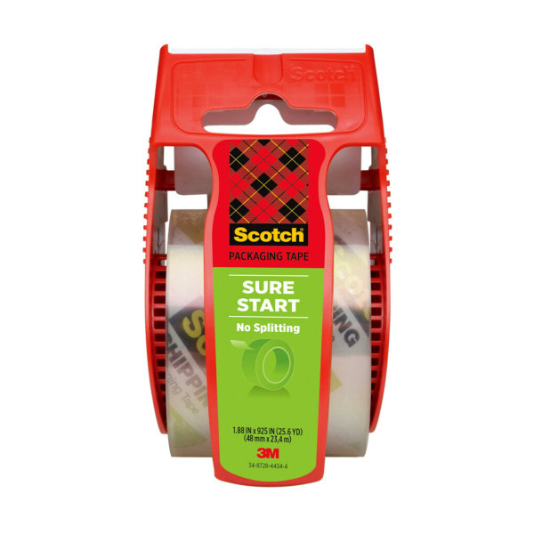 UPC 051141914435 product image for Scotch® Sure Start Shipping Tape With Dispenser, 1-7/8