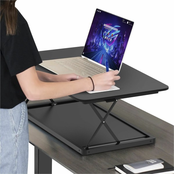 Uncaged Ergonomics CHANGEdesk Mini - Standing desk converter - rectangular - black - black base