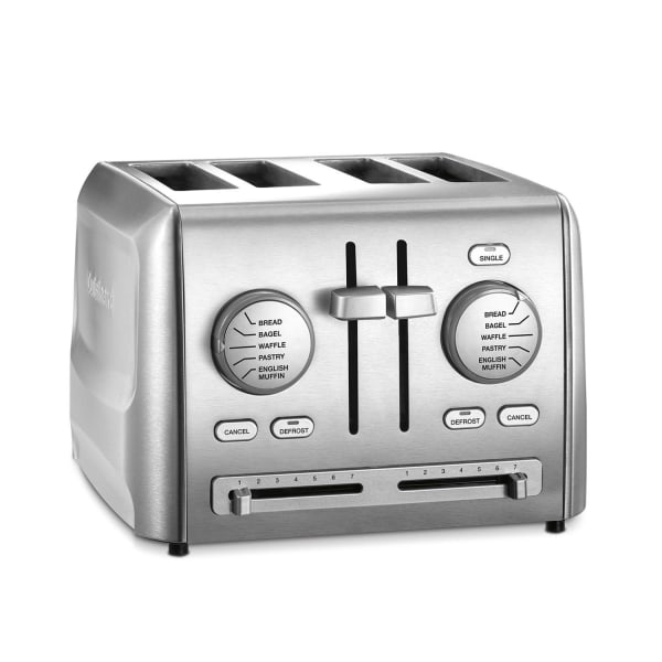 Cuisinart 4-Slice Metal Toaster, One Size, Silver