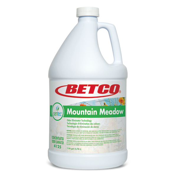 Betco SenTec Mountain Meadow Air Freshener , 1 Gal, Pack of 4 -  41250400