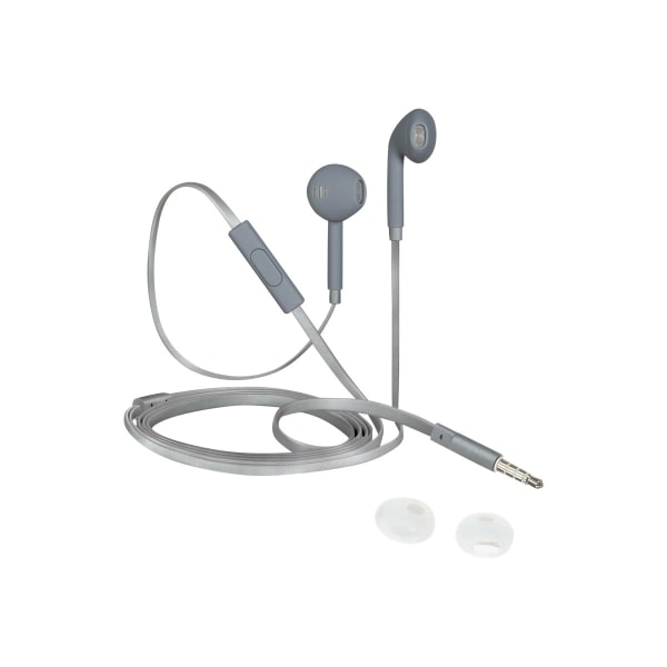 Photos - Cable (video, audio, USB) Targus iStore Classic Fit Earbuds (Gray) - Gray - Mini-phone  - Wired - Earbud - 4.33 ft Cable AEH03605CAI (3.5mm)