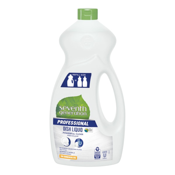 GTIN 732913447190 product image for Seventh Generationï¿½ Professional Jumbo Free And Clear Liquid Dish Detergent, 5 | upcitemdb.com