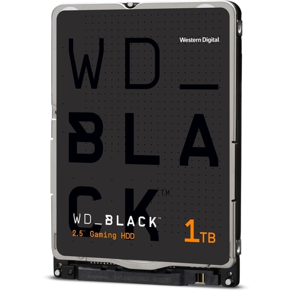 Western Digital Black WD10SPSX 1 TB Hard Drive - 2.5" Internal - SATA (SATA/600) - Desktop PC, Notebook, Gaming Console Device Supported - 7200rpm - 5