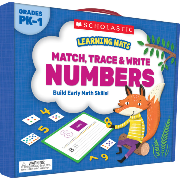 ISBN 9781338239607 product image for Scholastic Match, Trace And Write Numbers 2-Sided Learning Mats, Grades Pre-K To | upcitemdb.com