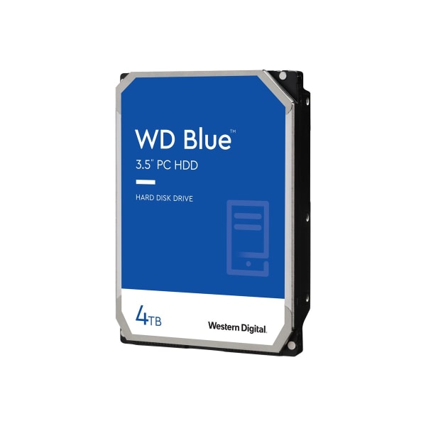 Western Digital Blue WD40EZAZ 4 TB Hard Drive - 3.5" Internal - SATA (SATA/600) - Desktop PC, All-in-One PC Device Supported - 5400rpm - 2 Year Warran