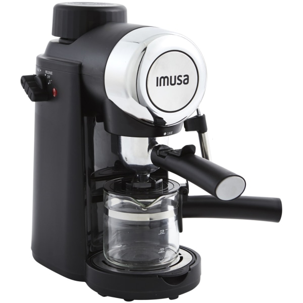 IMUSA 4-Cup Espresso/Cappuccino Maker, Black