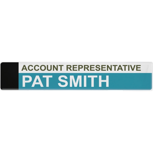 Advantus Panel Wall Sign Holder - 1 Each - 9 Width x 2 Height - Clear
