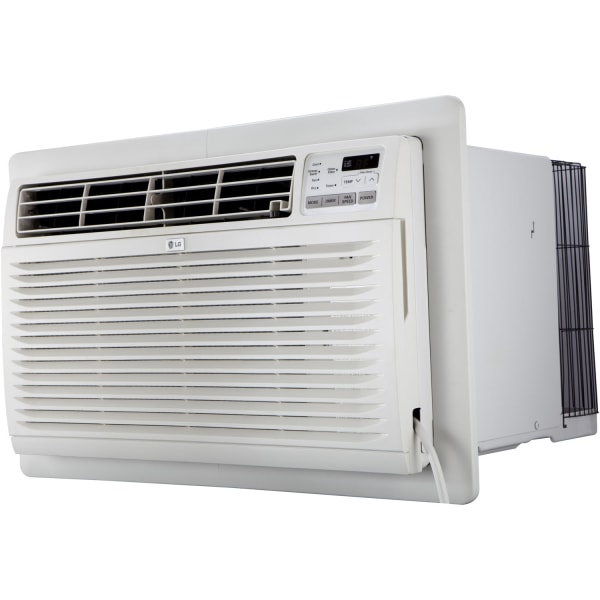 LG - 440 Sq. Ft. Through-the-Wall Air Conditioner and 440 Sq. Ft. Heater - White