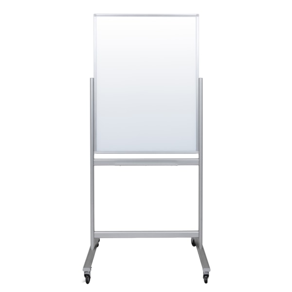 UPC 847210037194 product image for Luxor Double-Sided Mobile Magnetic Glass Dry-Erase Whiteboard, 30
