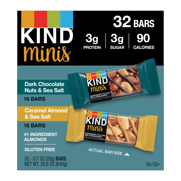UPC 602652259388 product image for KIND Minis Dark Chocolate Nuts & Sea Salt and Caramel Almond & Sea Salt Variety, | upcitemdb.com