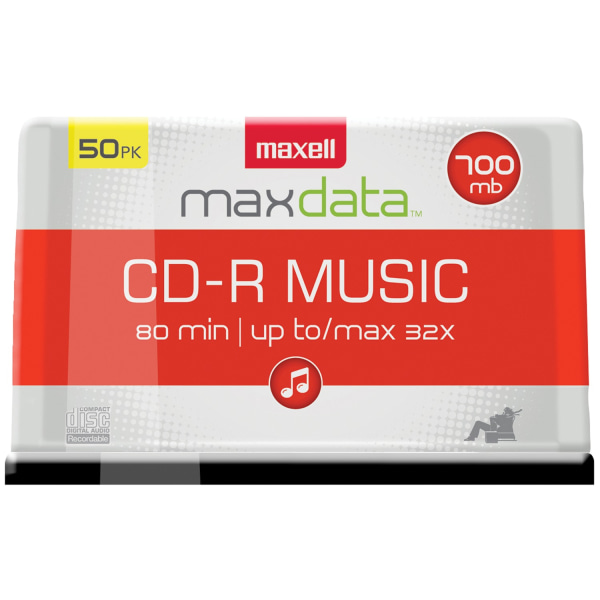 Maxell CDR Media  700MB  50 Pack