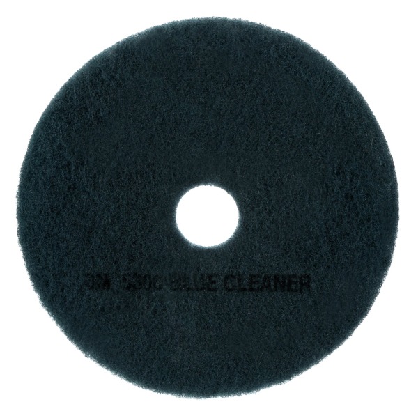 3M 5300 Blue Cleaner Floor Pads, 19 Diameter, Blue, Case Of 5