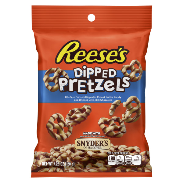 Snyder's® Reese's® Dipped & Drizzed Chocolate Pretzels, 4.25 Oz -  120625
