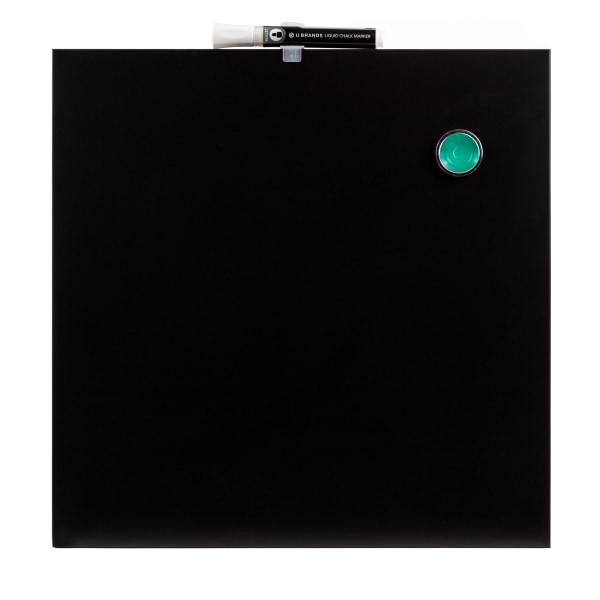 U Brands Unframed Magnetic Chalkboard, 14 x 14, Black - 468U00-04 - Office Supplies This frameless magnetic chalkboard is a perfect an sku 468U00-04