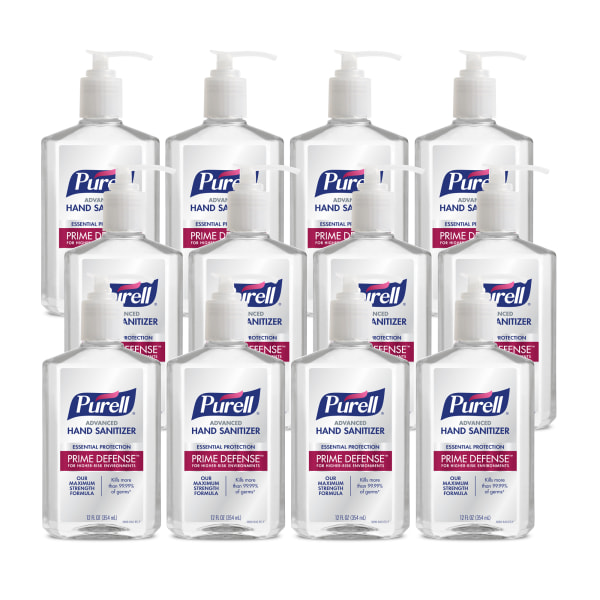 PURELL PRIME DEFENSE™ Advanced Hand sanitze  12 fl oz Pump Bottle