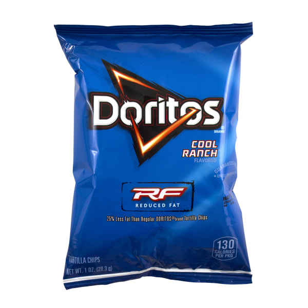 by:Apr 09/24 Doritos Reduced Fat Cool Ranch, 1 oz, 72 Count