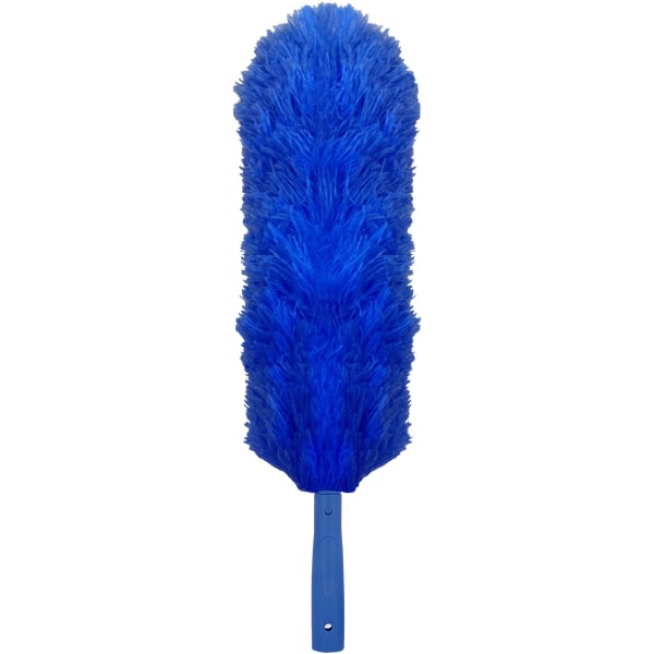 Microswipe Microfiber Duster - MicroFiber Bristle - 1 Each - Blue