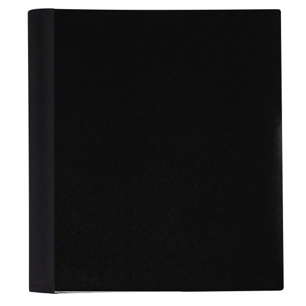 Office Depot® Brand Stellar Notebook With Spine Cover, 8-1/2" x 11", 1 Subject, College Ruled, 100 Sheets, Black
