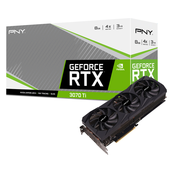 PNY NVIDIA� GeForce RTX 3070-Ti 8GB GDDR6X PCI Express Graphics Card