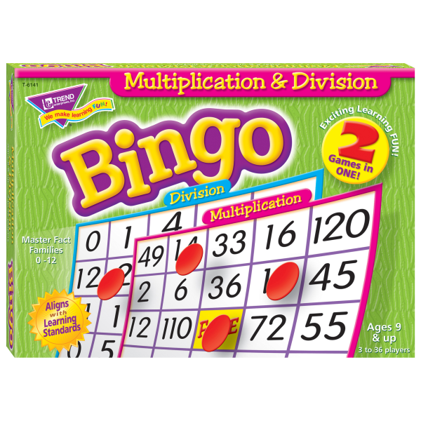 UPC 078628061413 product image for Trend Enterprise Multiplication & Division Bingo Games | upcitemdb.com