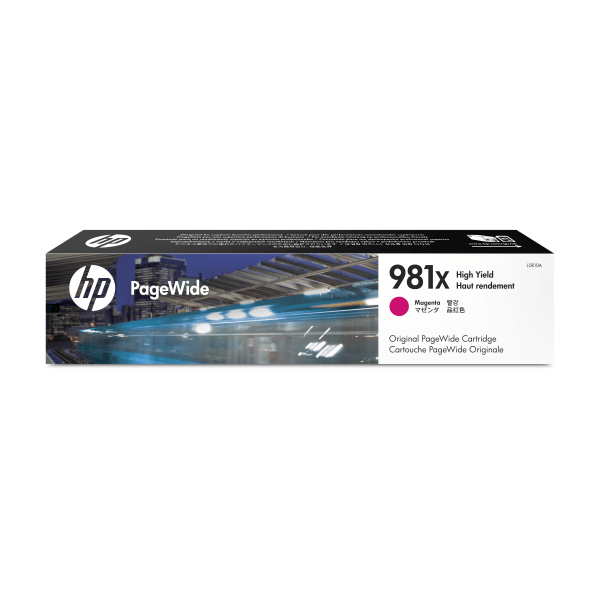 HP 981X Magenta High Yield Ink Cartridge, Prints Up to 10,000 Pages (L0R10A) | Quill