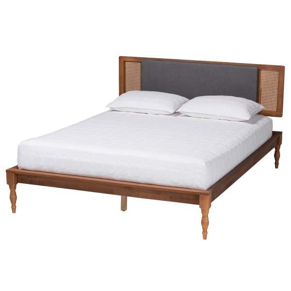 UPC 193271323937 product image for Baxton Studio Eliseo Mid-Century Modern Platform Bed, Full, 39