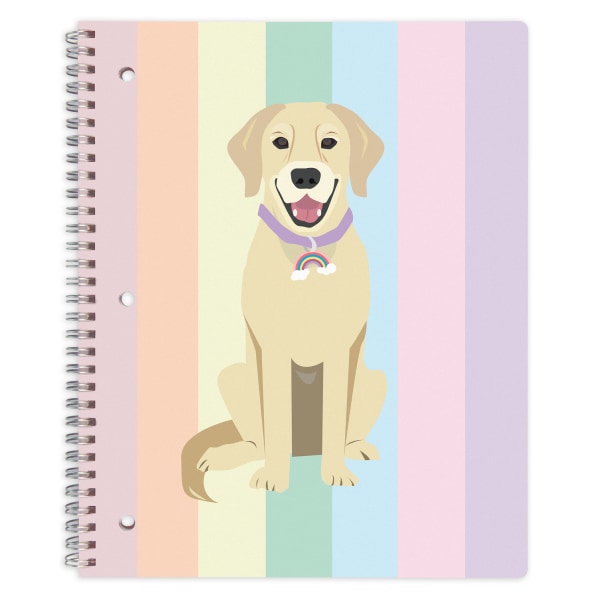 Office Depot Brand Fashion Notebook, 8-1/2 x 10-1/2, College Ruled, 160 Pages (80 Sheets), Riley