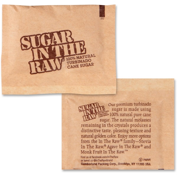 Sugar In The Raw Turbinado Cane Sugar 400 / Carton