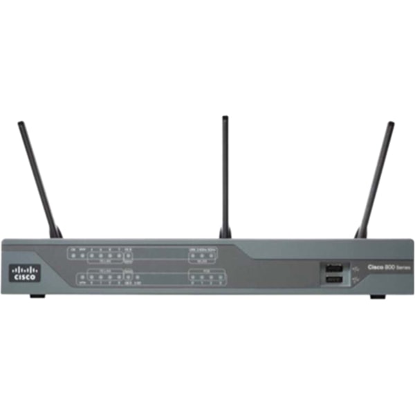 Cisco 892FSP Gigabit Ethernet Security Router with SFP - 9 Ports - 8 RJ-45 Port(s) - Management Port - 1 - 512 MB - Gigabit Ethernet - Desktop - 1 Yea -  C892FSP-K9