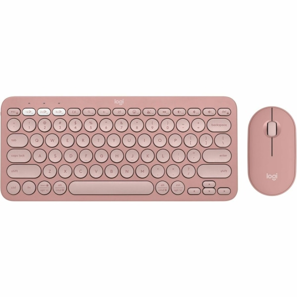 UPC 097855190222 product image for Logitech Pebble 2 Combo, Wireless Keyboard and Mouse, Quiet and Portable, Custom | upcitemdb.com