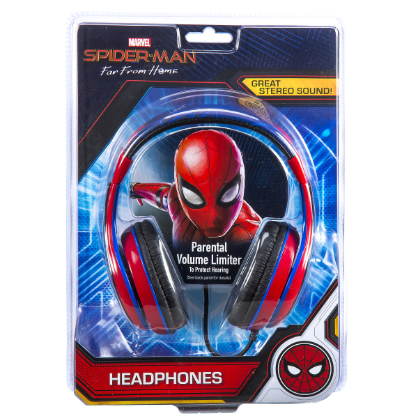 UPC 092298943008 product image for KIDdesigns Kid-Friendly Over-The-Ear Headphones, Spider-Man | upcitemdb.com