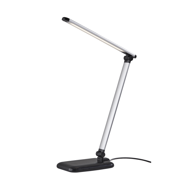 Adesso� Simplee LED Smart Switch Desk Lamp, 25"H, Silver/Black