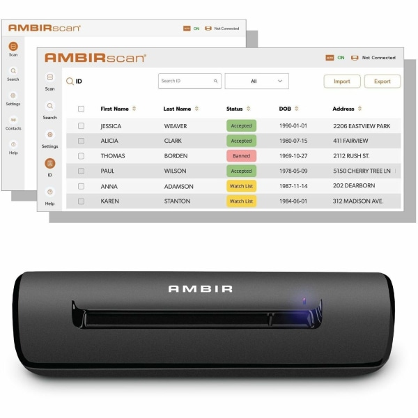 Technology Simplex Card Scanner with Scan