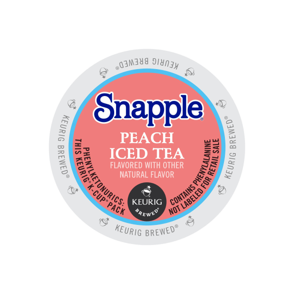 UPC 099555068726 product image for Snapple� Peach Iced Tea Single-Serve K-Cups�, Box Of 22 | upcitemdb.com