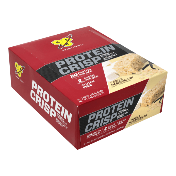 UPC 834266906925 product image for FINISH FIRST Protein Crisp Protein Bar Vanilla Marshmallow, 1.97 oz, 12 Count | upcitemdb.com