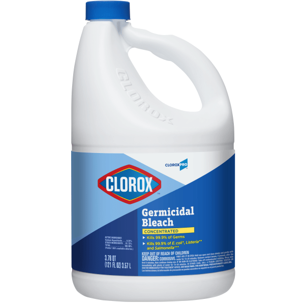 Clorox, CLO30966CT, Commercial Solutions Germicidal Bleach,Clear