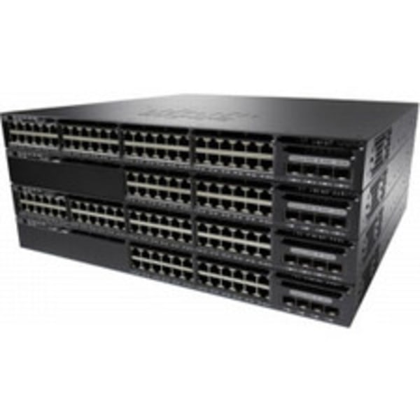 Cisco Catalyst WS-C3650-24PD Layer 3 Switch - 24 Ports - Manageable - 10/100/1000Base-T - 3 Layer Supported - 1U High - Rack-mountable - Lifetime Limi -  WS-C3650-24PD-E
