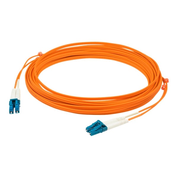 AddOn 200m LC (Male) to LC (Male) Orange OM4 Duplex Plenum-Rated Fiber Patch Cable