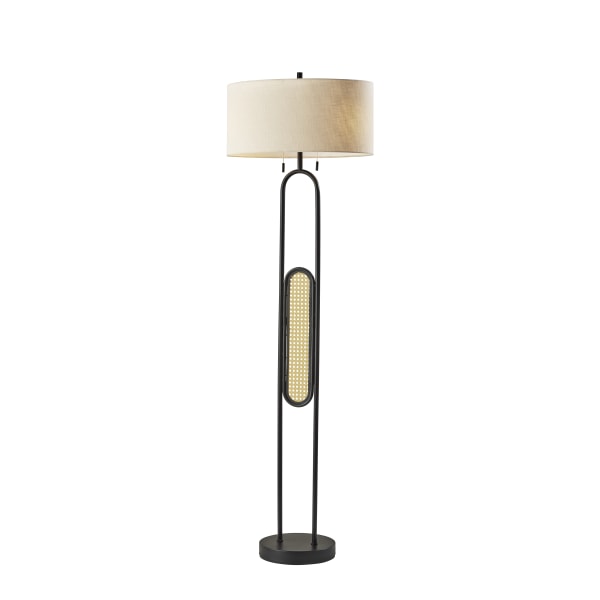 Best Ing Adesso Levy Floor Lamp 62 H Cream Black Accuweather Adesso Levy Floor Lamp 62 H, Adesso Floor Lamp Replacement Parts